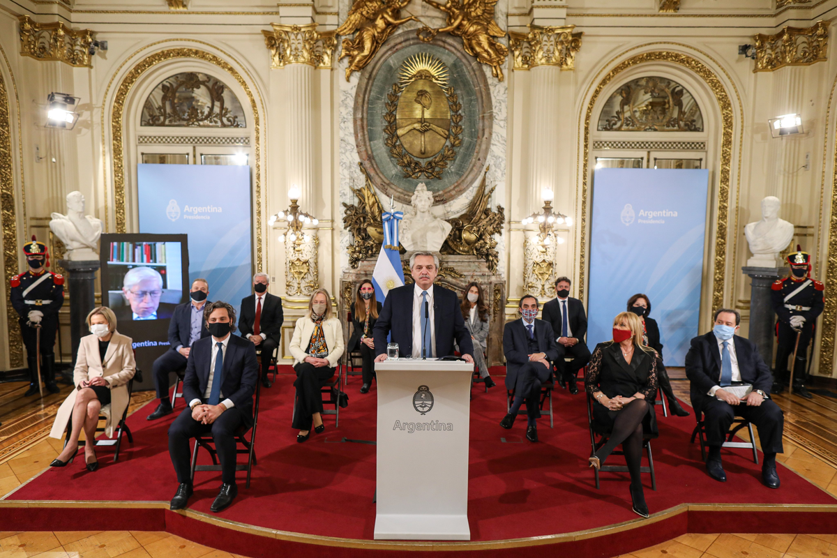 El Presidente reclam&oacute; al Congreso que avance con la reforma judicial.