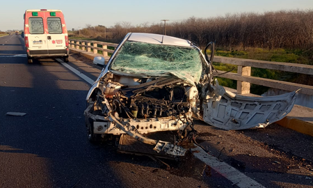 accidente fatal en la autopista rosario-buenos aires: murio el conductor de un vehiculo accidente fatal en la autopista rosario-buenos aires: murio el conductor de un vehiculo
