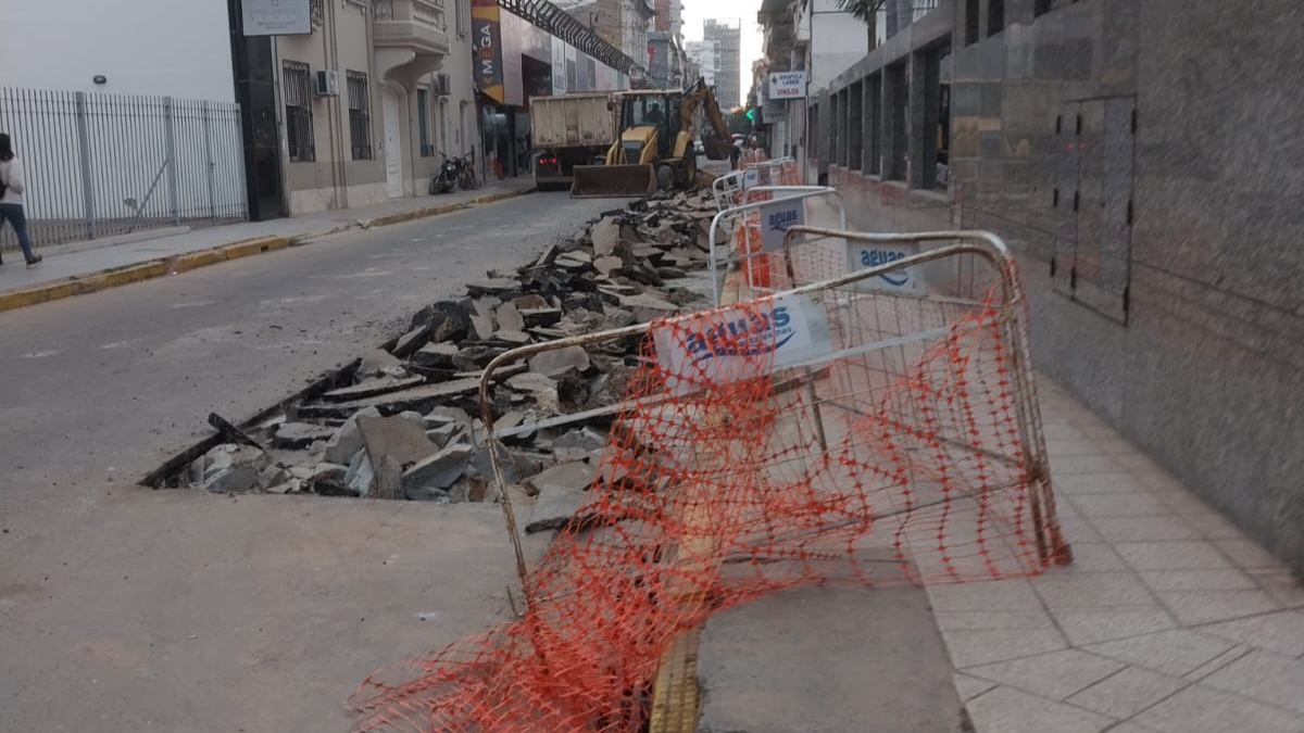 En calle La Rioja al 2600