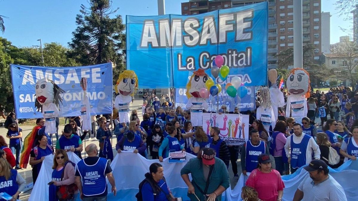 Arranca el primer paro de Amsafé por 72 horas y habrá manifestaciones en Santa Fe