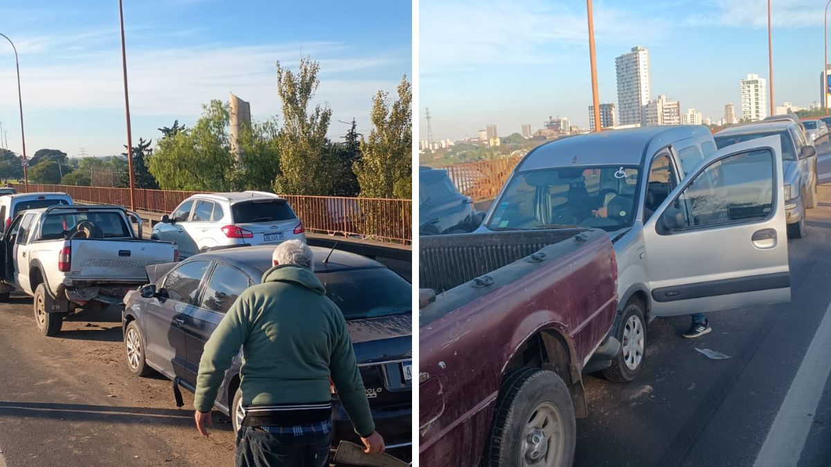 El accidente se produjo durante la mañana de este martes y se vieron afectados al menos tres vehículos.