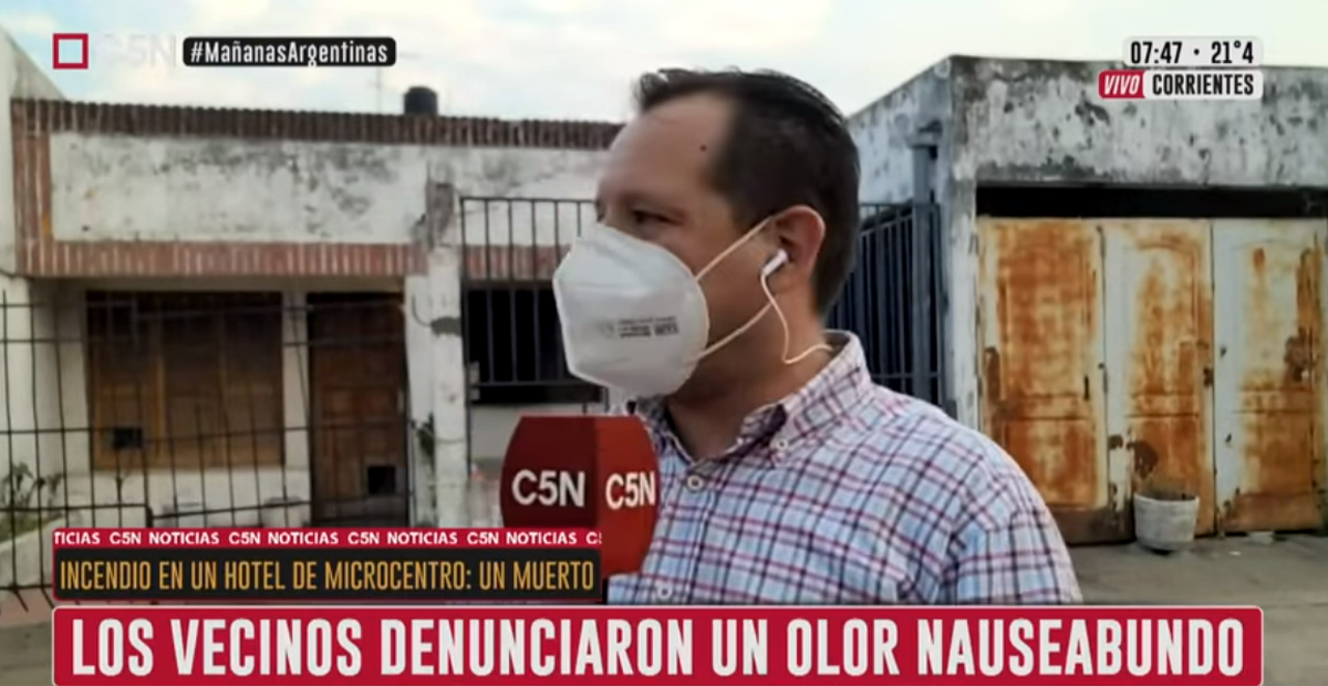 El macabro hallazgo se produjo en Corrientes durante el viernes por la tarde.