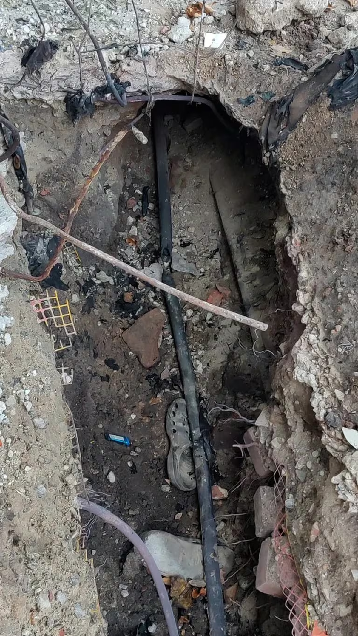 El cableado que intentó robar Curaba El cableado que intentó robar Curaba