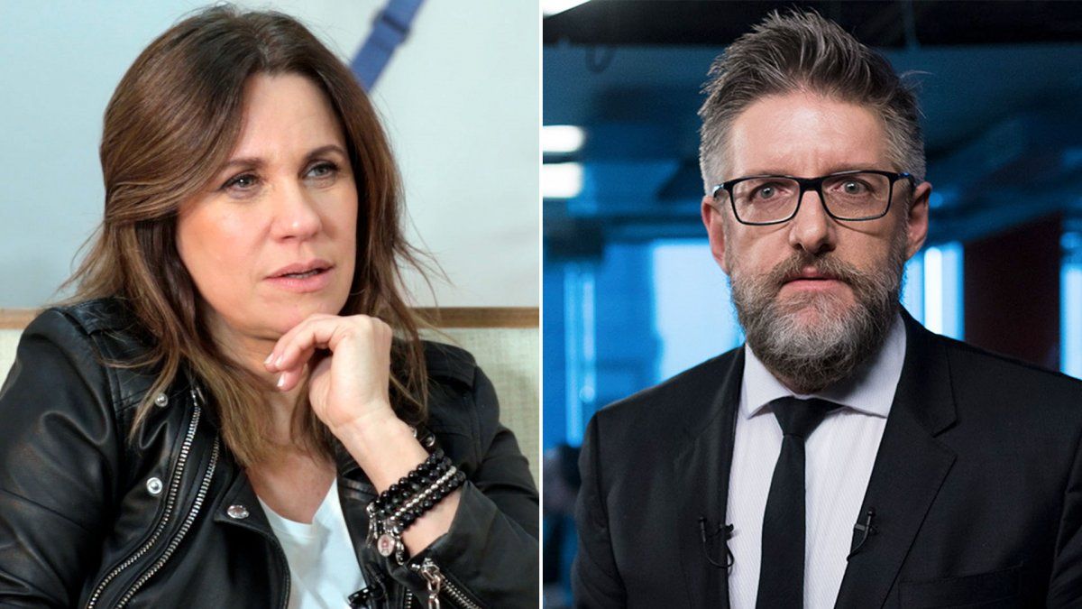 Nancy Dupláa le dejó un mensaje provocador a Luis Novaresio y después lo borró