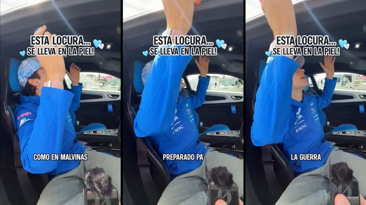 Polémica en Alpine: censuraron un video de Franco Colapinto en el que mencionaba a las Islas Malvinas.