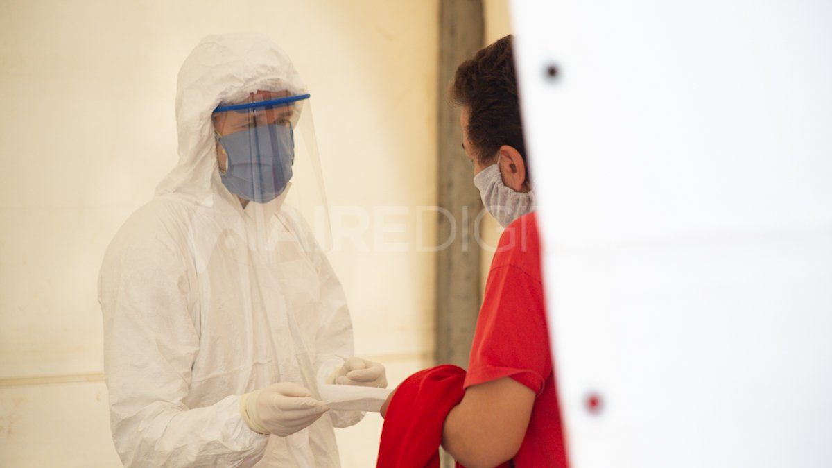 Operativo de detecci&oacute;n de coronavirus en la ciudad de Santa Fe.