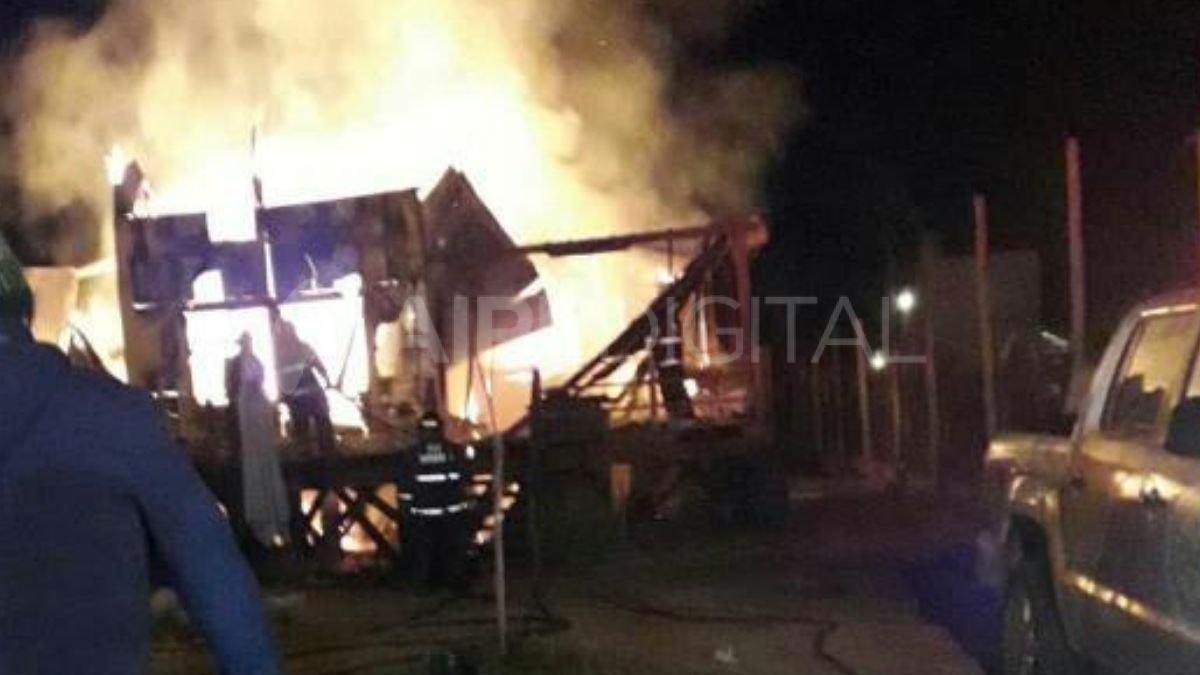 No quedó nada de la vivienda