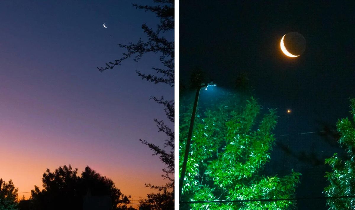 Cristian Acosta. Foto tomada desde Guadalupe Oeste a las 20.30 del sábado 1 de febrero del 2025. Se ve a la Luna junto a Venus. Cristian Acosta. Foto tomada desde Guadalupe Oeste a las 20.30 del sábado 1 de febrero del 2025. Se ve a la Luna junto a Venus.