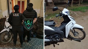 Andaba por Santa Fe en una moto robada hace cuatro meses, lo paró la policía y se lo llevó detenido