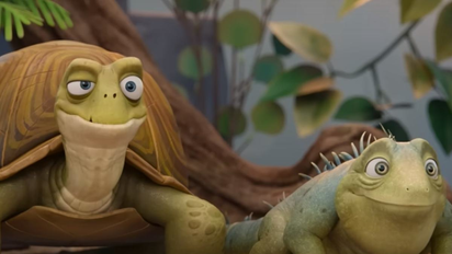 Un lagarto gruñón busca su libertad en una comedia animada que dura 80 minutos y está Netflix