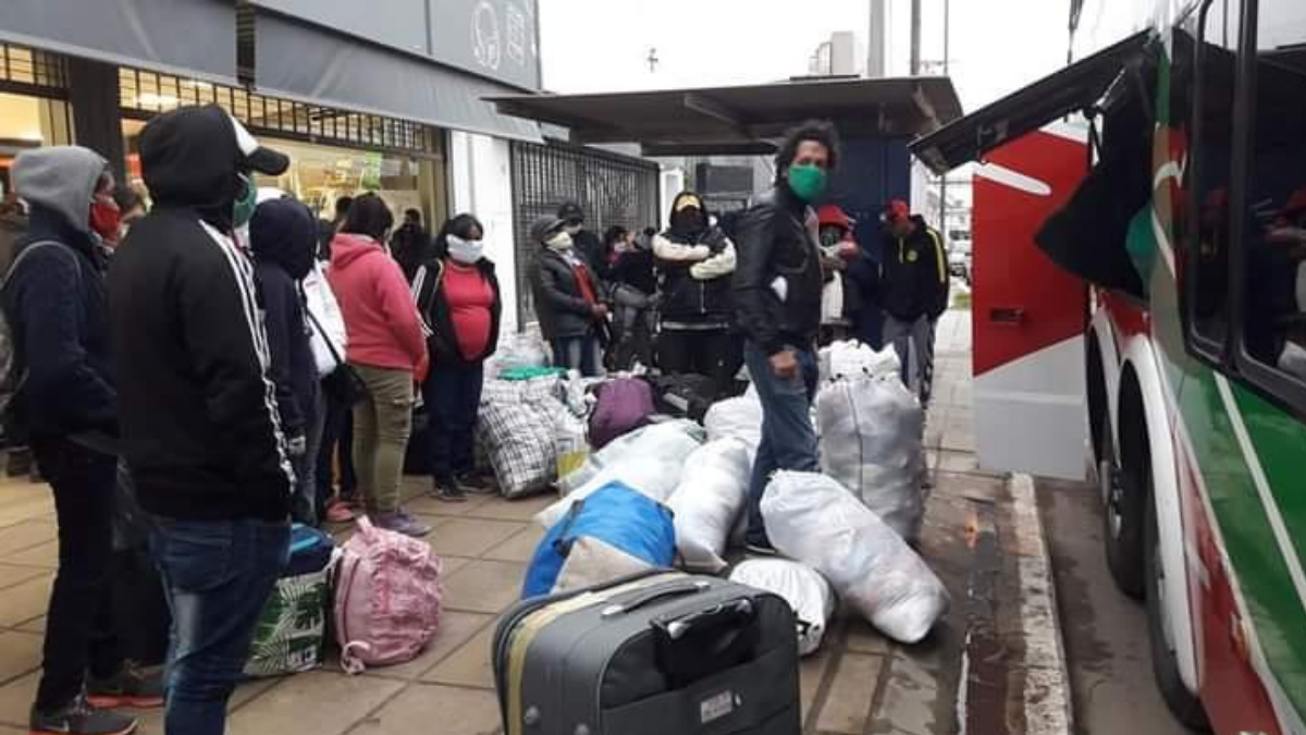 Muchas personas permanecieron varadas en Santa Fe desde el inicio de la pandemia&nbsp;