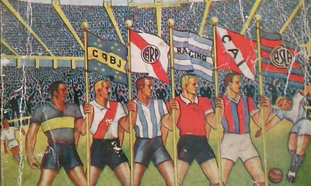 el origen del mote de los cinco grandes en el futbol argentino