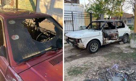 Dos autos quemados en Santa Fe esta madrugada Dos autos quemados en Santa Fe esta madrugada