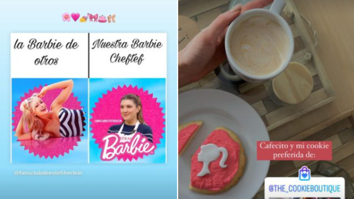Estefanía Herlein de MasterChef se sumó al furor de Barbie Estefanía Herlein de MasterChef se sumó al furor de Barbie
