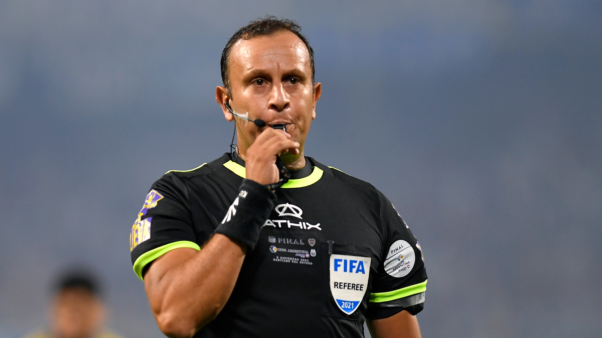 Darío Herrera dirigió el Superclásico entre River y Boca en el estadio