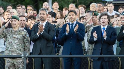 Pullaro reivindicó los valores santafesinos y la lucha contra el delito en el acto de San Lorenzo