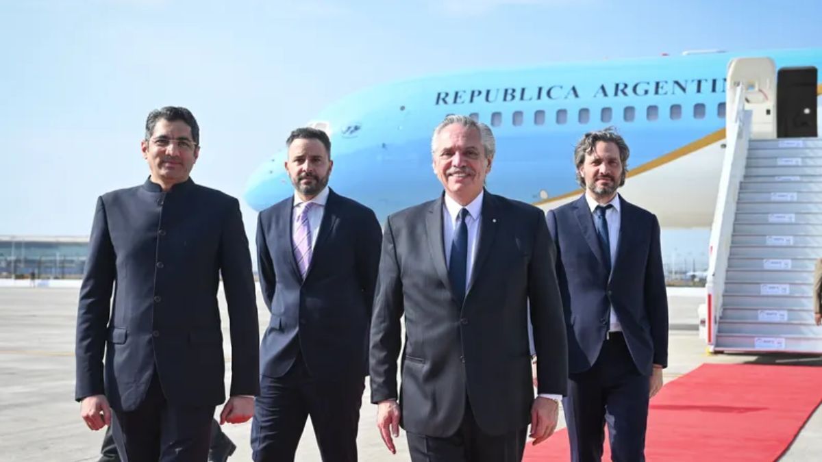 Alberto Fernández llegó a Nueva Delhi para la cumbre del G20