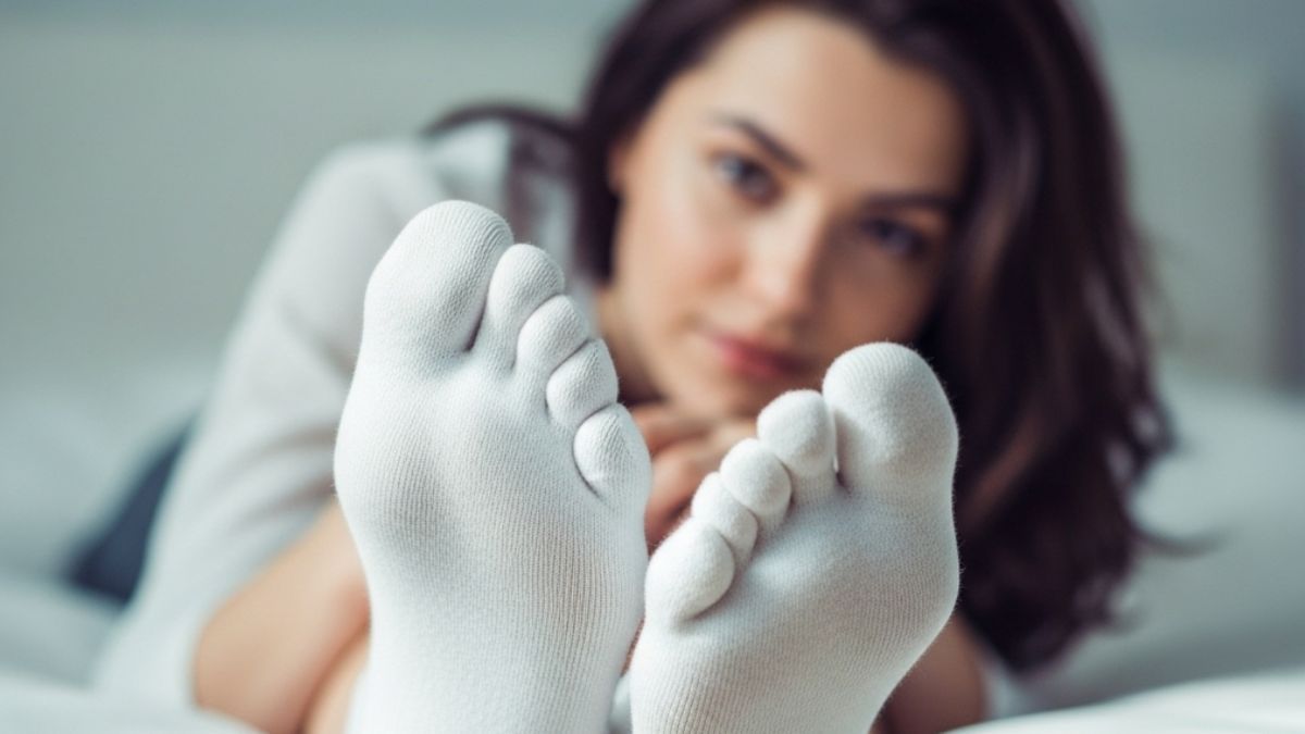 Dormir con medias habla mucho de una persona.