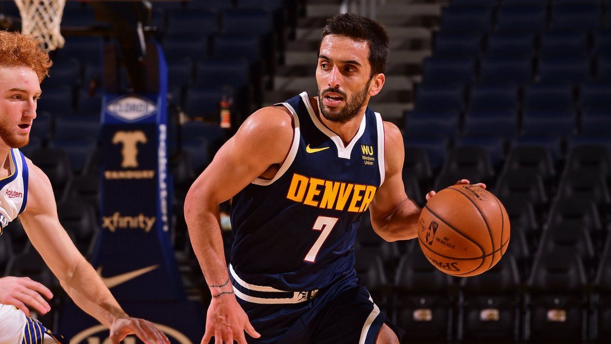 Facundo Campazzo jugó para Denver Nuggets ante Sacramento por la NBA y Michael Malone