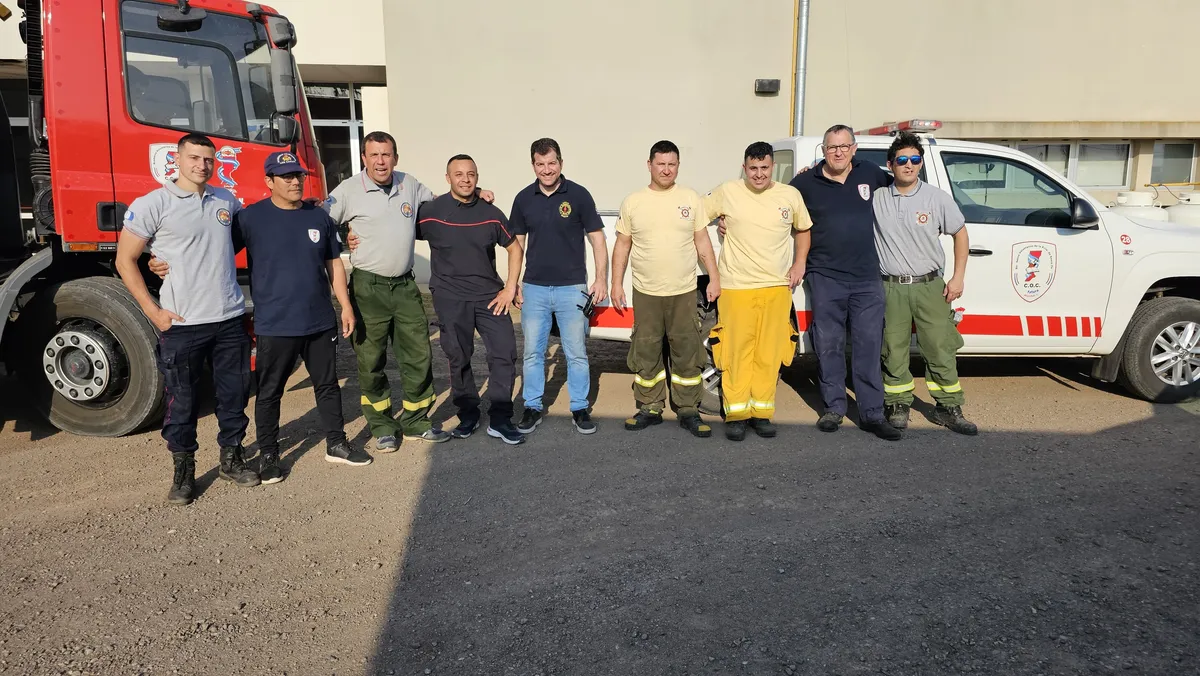 Para combatir los incendios en Córdoba