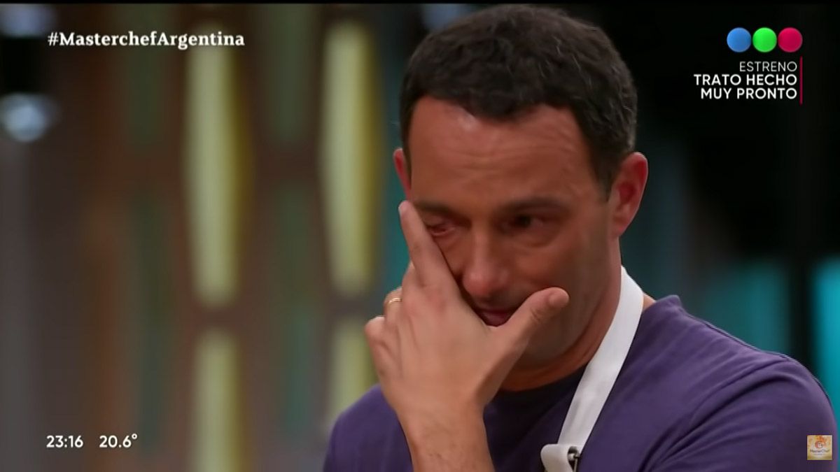 Fernando Carlos se quebró ante una devolución del jurado de MasterChef