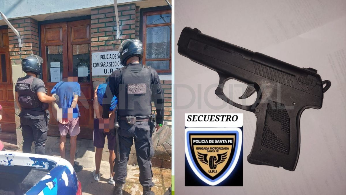 Dos detenidos en el barrio María Selva por intentar robarle la moto a un cadete&nbsp;