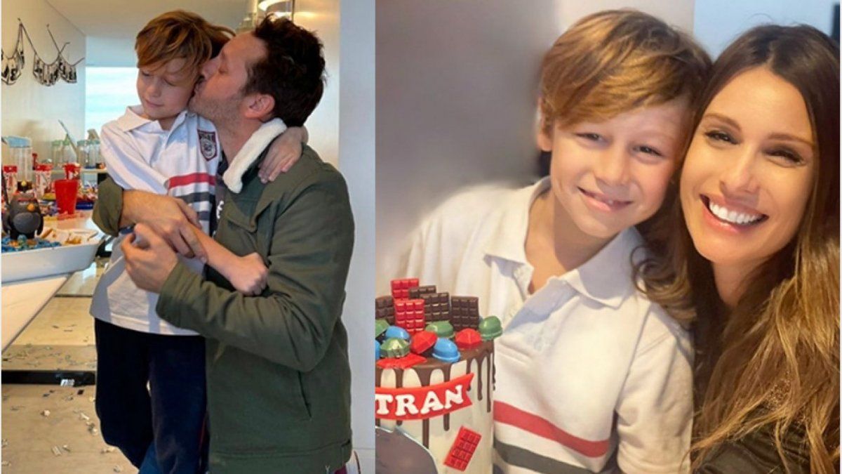 La emoción de Pampita y Vicuña por su hijo de nueve años.&nbsp;