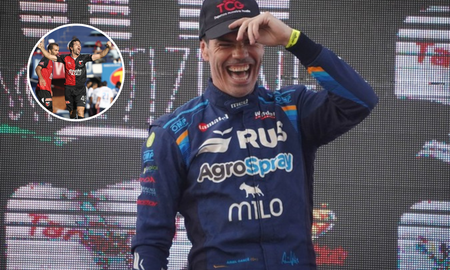 El Chino Garcé, exjugador de Colón, ganó su primera carrera en el automovilismo. (Foto: Braian Alarcón) El Chino Garcé, exjugador de Colón, ganó su primera carrera en el automovilismo. (Foto: Braian Alarcón)