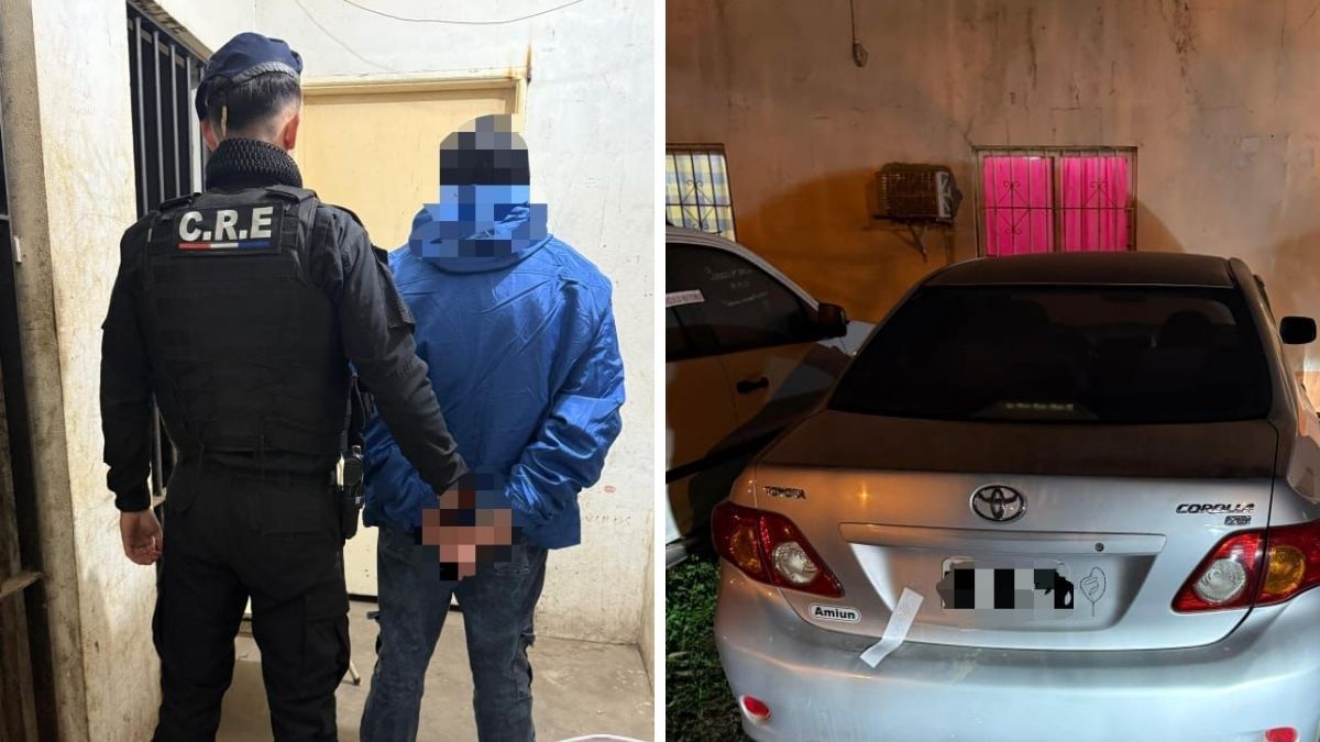 Un hombre armado detenido en Santo Tomé