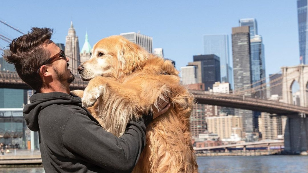 Jesse Koz y su perro Shurastey