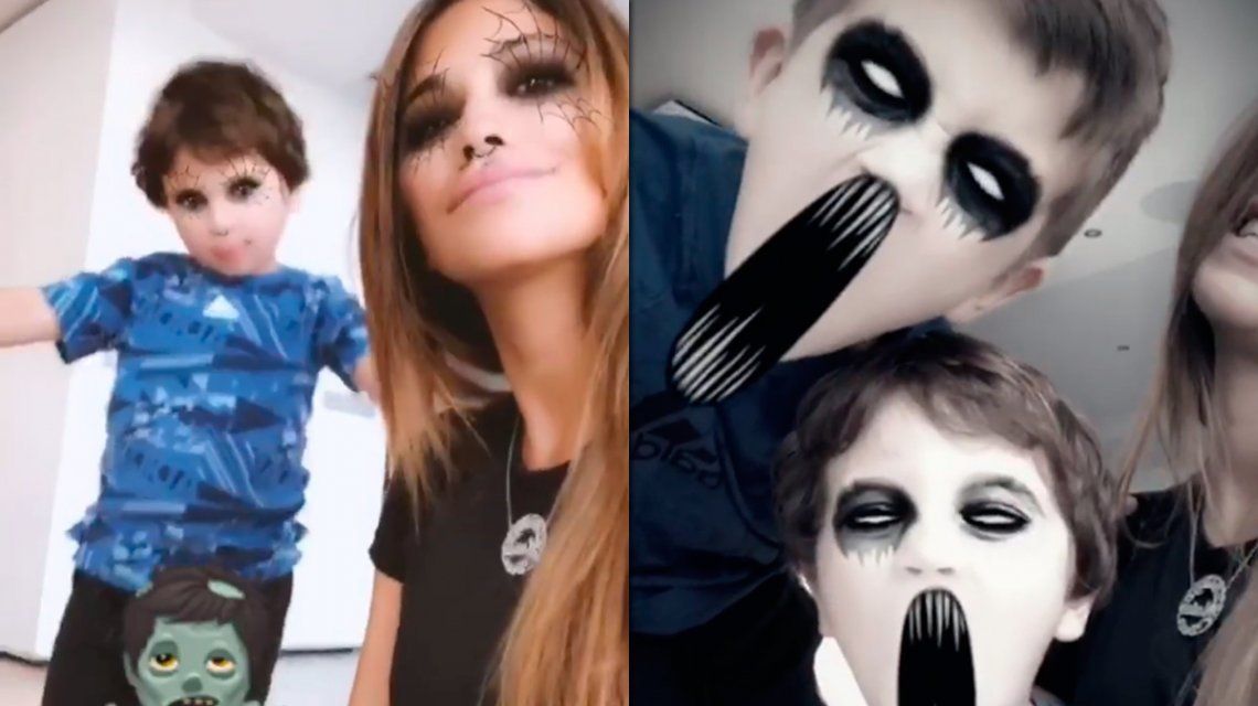 El divertido video de Anto Roccuzzo con Mateo y Thiago