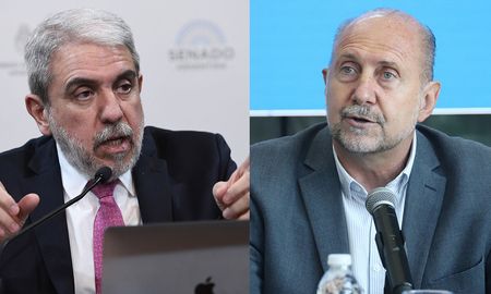 Este domingo se produjo un nuevo capítulo del enfrentamiento entre Aníbal Fernández y Omar Perotti por la situación de violencia que sufre la ciudad de Rosario. Este domingo se produjo un nuevo capítulo del enfrentamiento entre Aníbal Fernández y Omar Perotti por la situación de violencia que sufre la ciudad de Rosario.