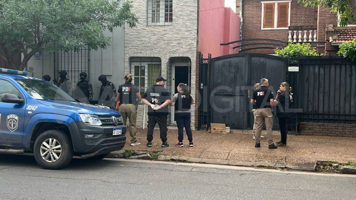Santa Fe: allanamiento en una casa ubicada en pleno macrocentro
