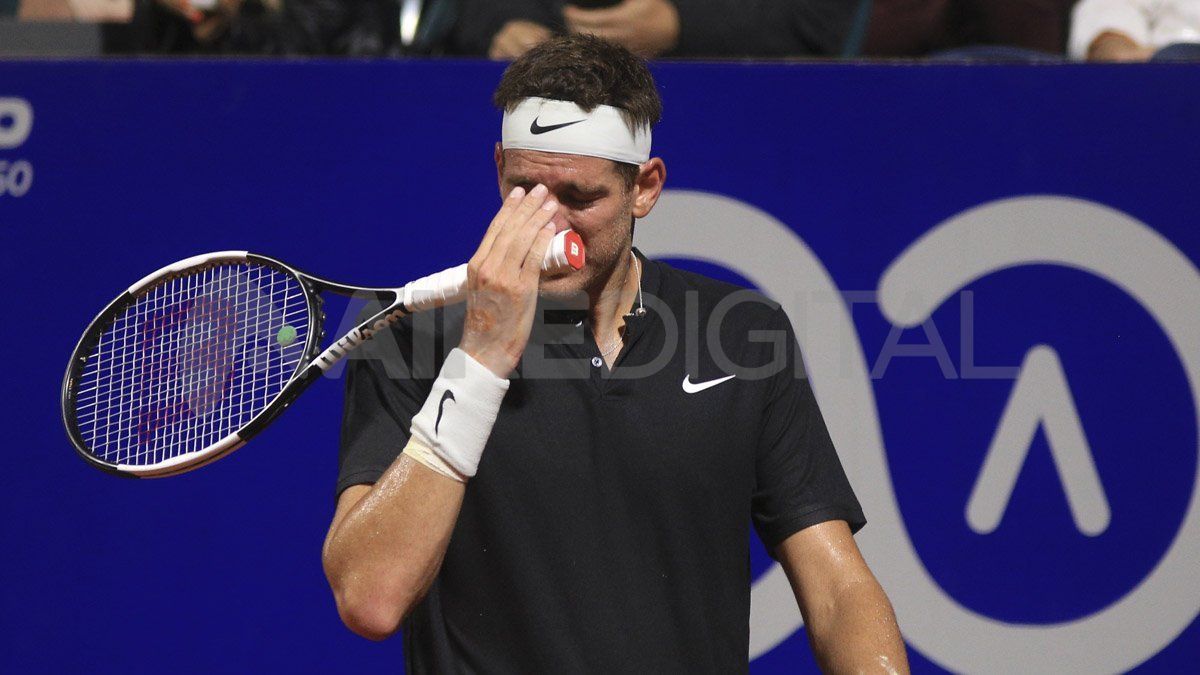 "Delpo" volvi&oacute; al circuito aunque no pudo lograr la victoria.