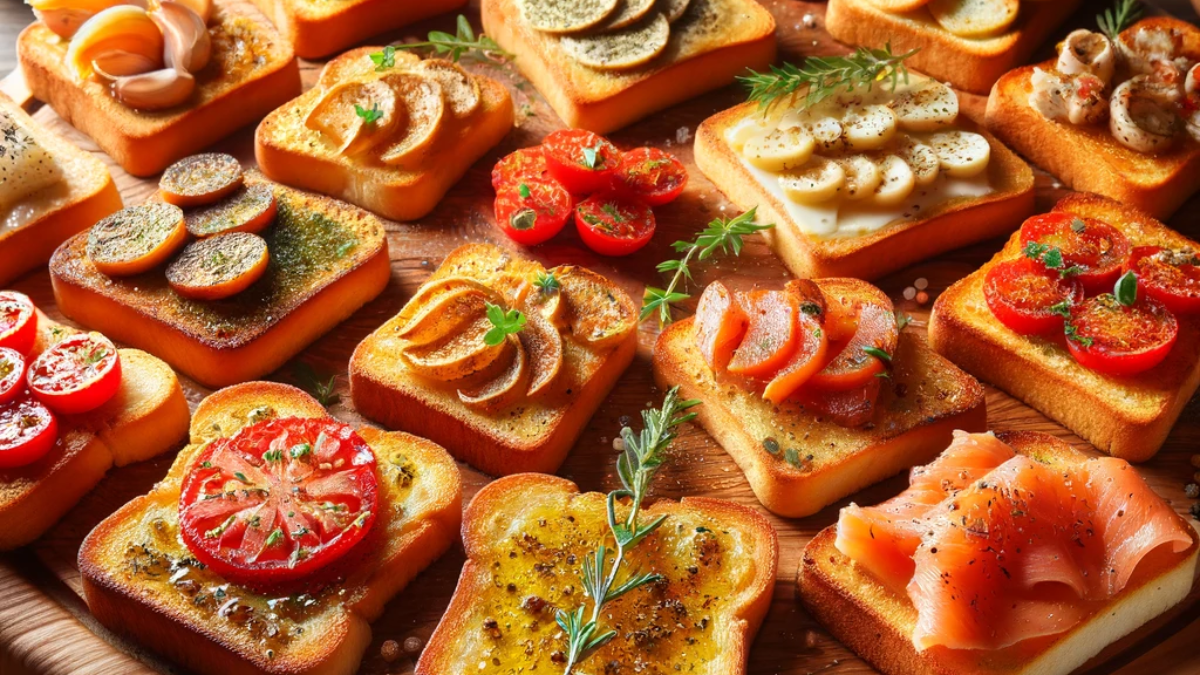 Cómo preparar tostadas saborizadas: la receta perfecta para Año Nuevo