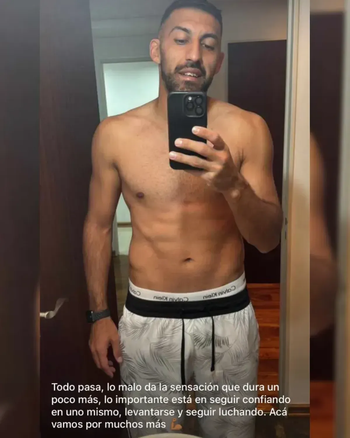 La foto de Wanchope Ábila que revolucionó las redes sociales. La foto de Wanchope Ábila que revolucionó las redes sociales.