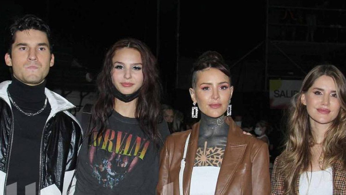 Los hermanos Tinelli en el desfile de Ginebra