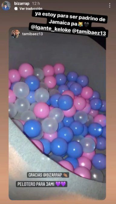 El regalo de Bizarrap para la hija de L-GanteInstagram: @bizarrap