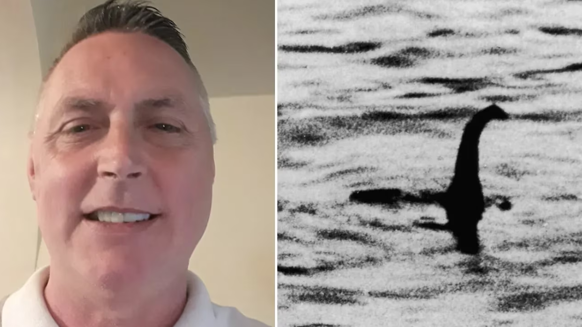 Fue de vacaciones y se encontró al monstruo del Lago Ness: las impactantes fotos que se hicieron viral