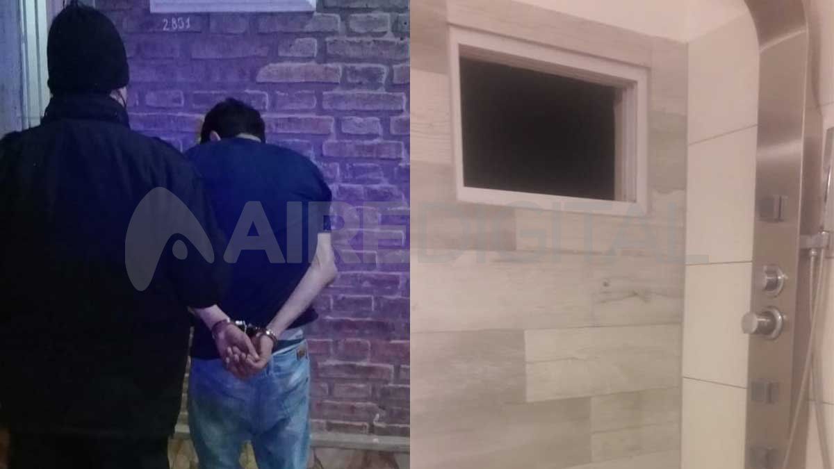Detuvieron a un joven de 27 años que entró a robar y se quedó dormido dentro de una casa ubicada en Sauce Viejo