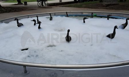 La Fuente con Biguás recuperada ya sufrió el primer acto vandálico. La Fuente con Biguás recuperada ya sufrió el primer acto vandálico.