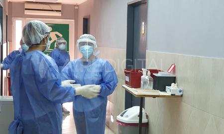 El centro de salud fue designado por la cartera sanitaria como lugar de internación de casos covid El centro de salud fue designado por la cartera sanitaria como lugar de internación de casos covid