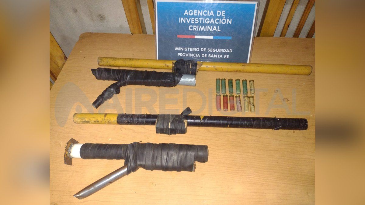 La policía logró el secuestro de varias armas de fuego