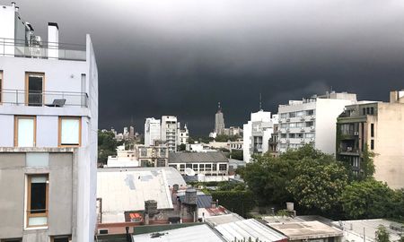 la tormenta llego debilitada en la noche a santa fe la tormenta llego debilitada en la noche a santa fe