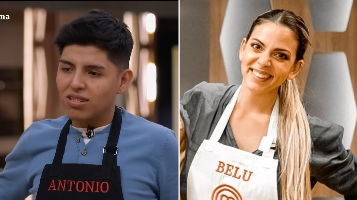 Antonio de MasterChef le mandó un besito a Belu Lucius y sorprendió a todos