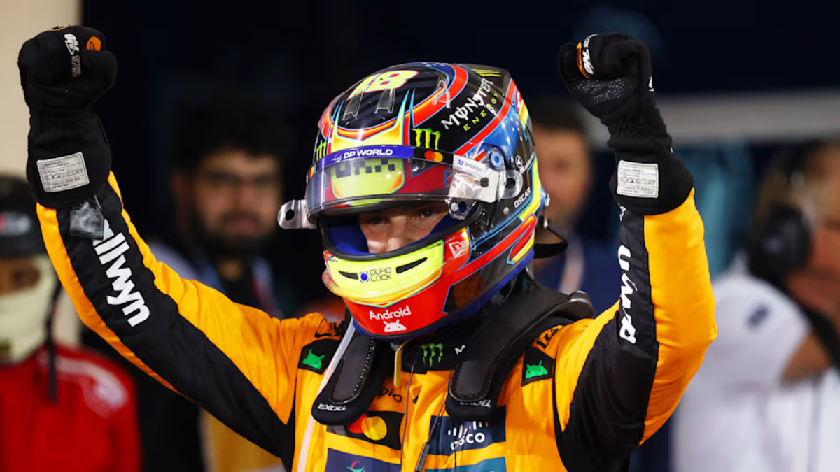 Oscar Piastri ganó de punta a punta en Bahréin y quedó segundo en el Campeonato