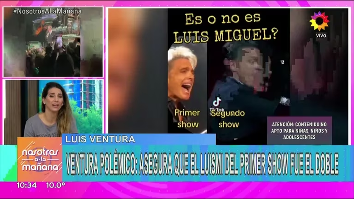 Luis Ventura estaba exponiendo sus teorías sobre Luis Miguel cuando se enojó con Cinthia Fernández.