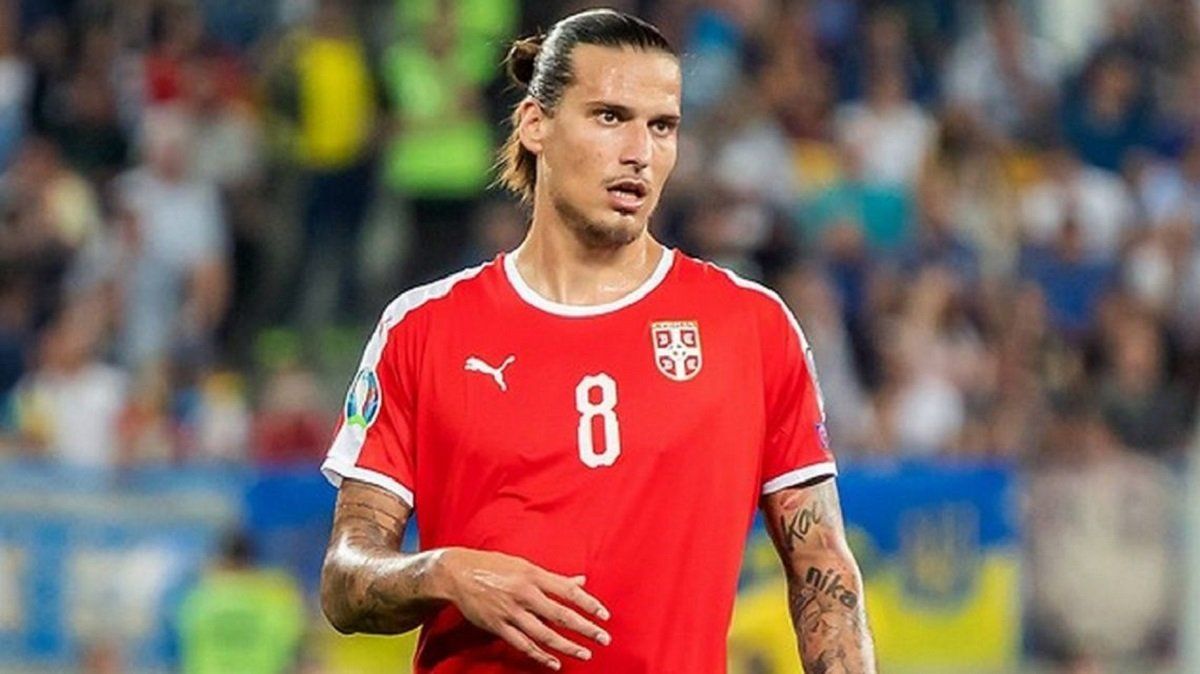 Aleksandar Prijovic en la Selecci&oacute;n de Serbia.