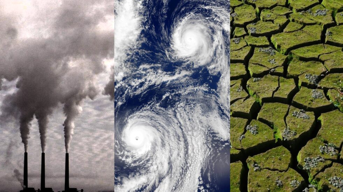 Se puede definir el cambio climático como la variación global del clima y la temperatura del planeta, generada a largo plazo por causas naturales.