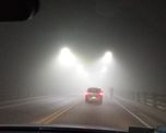 La neblina afecta a la visibilidad del Puente Carretero. La neblina afecta a la visibilidad del Puente Carretero.